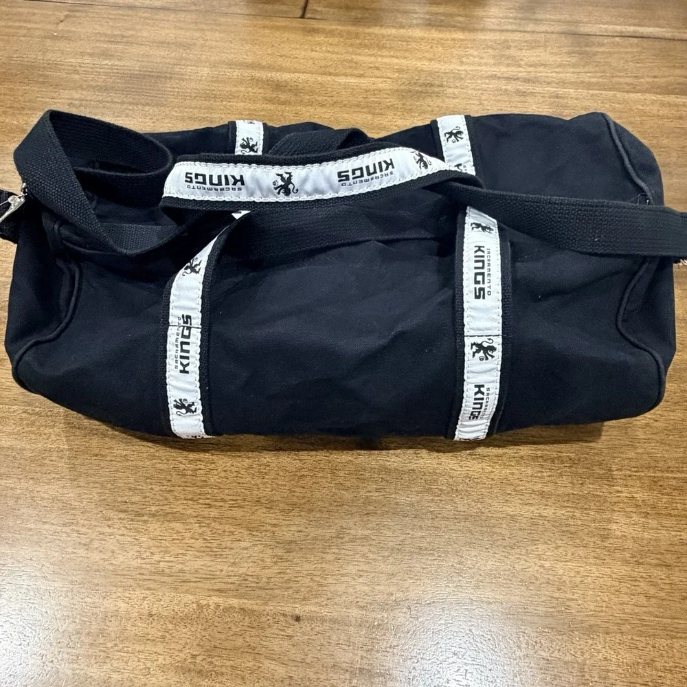 Sacramento Kings Black Duffel Bag Gym Travel Sports Bag NBA